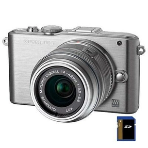 Цифровий фотоапарат Olympus PEN E-PL3 14-42 mm kit silver (V20503BSE000/V205031SE000) зображення 1