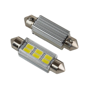 Автолампа PULSO LED SV8.5/T11x41mm/6 SMD-5730/9-18v/130Lm (LP-62041) зображення 1