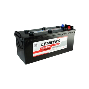 Акумулятор автомобільний LEMBERG 140 Аh/12V (LB140-3) зображення 1