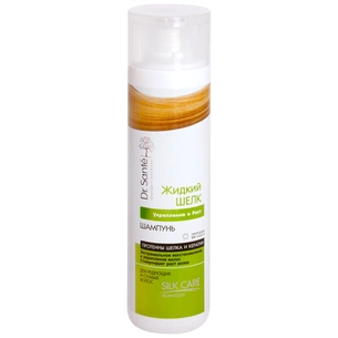 Шампунь Dr. Sante Рідкий шовк Зміцнення та ріст волосся 250 мл (4823015928239) зображення 1