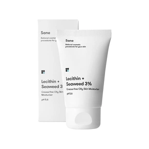 Крем для обличчя Sane З лецитином + морські водорості 3% Для жирної шкіри 40 мл (4820266830090) зображення 1
