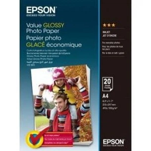 Фотопапір Epson A4 Value Glossy Photo Paper (C13S400035) зображення 1