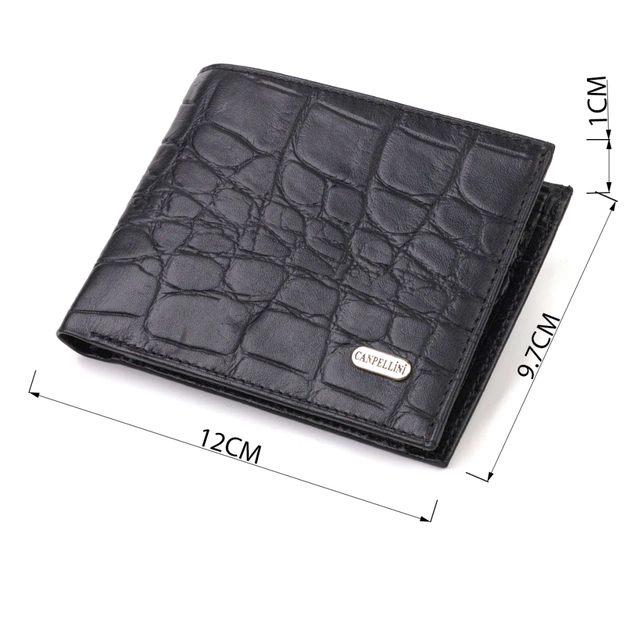 Кошелек Canpellini Из натуральной кожи Черный (21766) - изображение 3