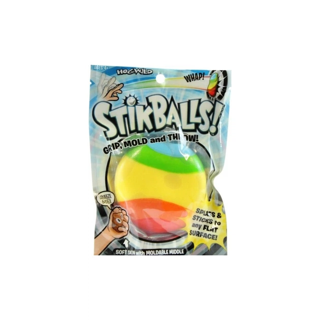 Антистрес STIKBALLS Липунчик. Райдужний м'ячик (53435) - зображення 1