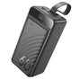 Батарея універсальна HOCO 60000mAh Element PD/20W, QC/22.5W, LED Lamp, Black (J123C / 714736) - зменшене зображення 2