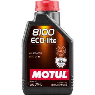 Моторна олива MOTUL 8100 Eco-Lite 0W-16 1л (841011) зображення 1