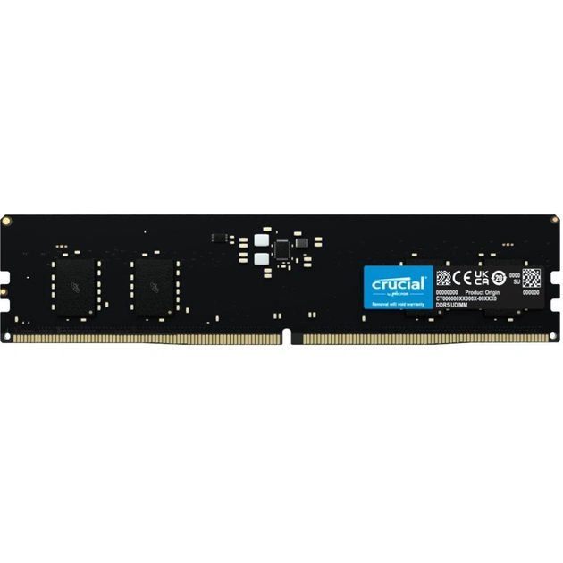 Модуль пам'яті для комп'ютера DDR5 8GB 4800 MHz Micron (CT8G48C40U5) - зображення 1