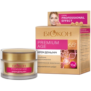 Крем для обличчя Біокон Professional Effect Premium Age 65+ Денний/нічний 50 мл (4820160037366) зображення 1