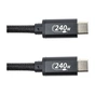 Кабель San Guan USB Type-C - USB Type-C (M/M) PD 240W, 3 м, Black (CA914128) - уменьшенное изображение 1