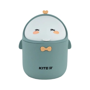Кошик для паперів Kite Настільний контейнер для сміття, сіро-зелений (K24-010-1) зображення 1