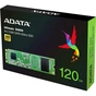 Накопичувач SSD M.2 2280 120GB ADATA (ASU650NS38-120GT-C) - зменшене зображення 2