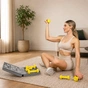 Гантельный набор Fitpaddy 2 pieces of 0.5 kg + 2 pieces of 1 kg + 2 pieces of 1.5 kg (DBKIT6YL) - уменьшенное изображение 2