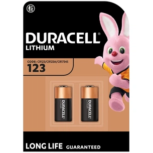 Батарейка Duracell 123 3V High Power літієва, CR123/CR123A/CR17345, 2 шт. в упаковці (5002979) изображение 1