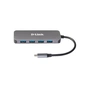 Концентратор D-Link DUB-2340 3xUSB3.0 1xUSB3.0 1xUSB (DUB-2340) - зменшене зображення 2