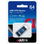 USB флеш накопичувач AddLink 64GB T55 Blue USB 3.1/Micro USB (ad64GBT55B3) - зменшене зображення 3