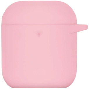 Чохол для навушників 2E для Apple AirPods Pure Color Silicone 3.0 мм Light pink (2E-AIR-PODS-IBPCS-3-LPK) зображення 1