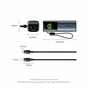 Батарея универсальная Vention 27000mAh 100+10W PD/3.1, UFCS, PPS, TFT Display, gray (FKGH0) - уменьшенное изображение 2