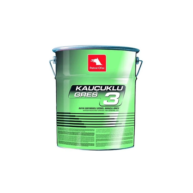 Мастило автомобільне Petrol Ofisi Kaucuklu Gres 3, 14кг (74085) - изображение 1