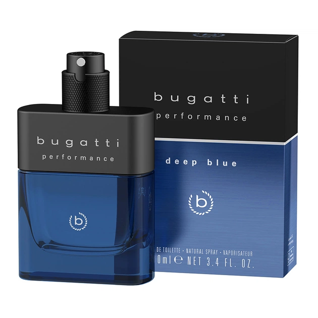 Туалетная вода Bugatti Performance Deep Blue 100 мл (4051395413179) - изображение 1