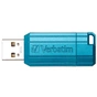 USB флеш накопичувач Verbatim 16GB PinStripe Blue USB 2.0 (49068) - зменшене зображення 2