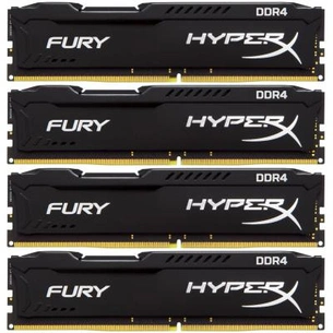 Модуль пам'яті для комп'ютера DDR4 32GB (4x8GB) 2133 MHz HyperX FURY Black Kingston Fury (ex.HyperX) (HX421C14FB2K4/32) зображення 1