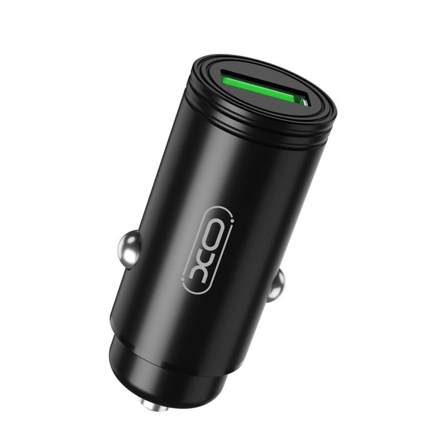 Зарядний пристрій XO USB QC3.0 black (CC39-BK) - зображення 1