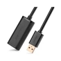 Дата кабель USB 2.0 AM to AF 5.0m Active black Ugreen (10319) - зменшене зображення 2