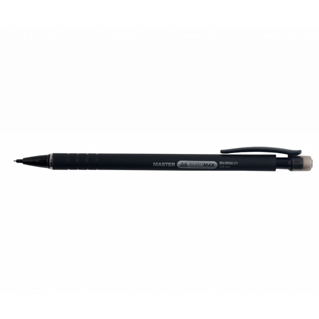 Карандаш механический Buromax Master Rubber Touch 0.5 мм Черный (BM.8692-01) - изображение 1