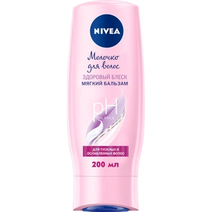 Кондиціонер для волосся Nivea Здоровий блиск з молочним протеїном 250 мл (4005900544070) зображення 1