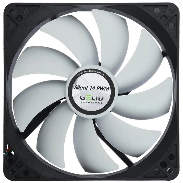 Кулер до корпусу Gelid Solutions Silent 14 PWM 140 mm (FN-PX14-12) - изображение 1