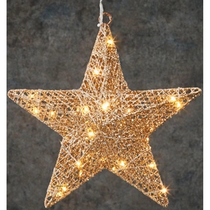 Гірлянда Luca Lighting Зірка 30 см 30 LED Шампань (8718861662658) зображення 1