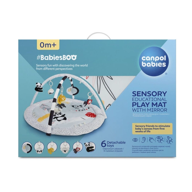 Дитячий килимок Canpol з дзеркальцем BabiesBoo (68/092) - picture 2
