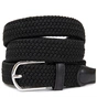 Ремінь Vintage Текстильний жіночий Чорний (20546) - зменшене зображення 1