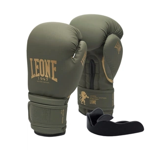 Боксерські рукавички Leone GN059G Military Edition Green 10 унцій (GN059G_Green_10oz) зображення 1