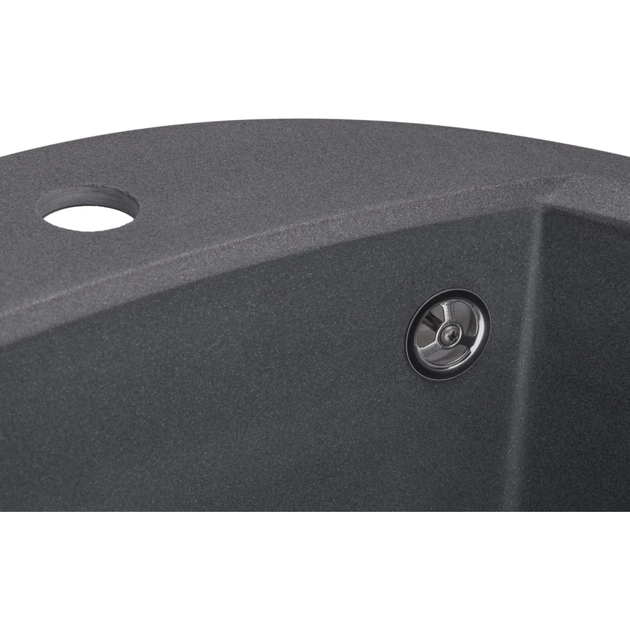 Мийка кухонна GRANADO RONDA grafito з сифоном (470*490mm.) (gr2209) - picture 7