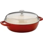 Сотейник Kela Calido чавунний з кришкою 28 см, 3,8 л червоний (11964) - зменшене зображення 1
