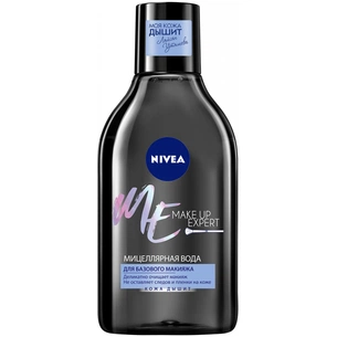 Міцелярна вода Nivea Make Up Expert для зняття базового макіяжу 400 мл (4005900575487) зображення 1