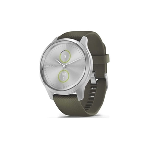 Смарт-годинник Garmin vivomove Style, Silver, Moss, Silicone (010-02240-21) зображення 1