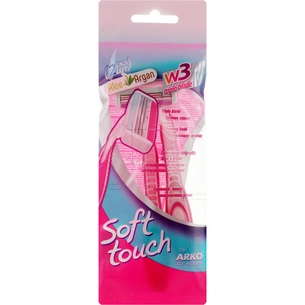 Бритва ARKO Soft Touch W3 потрійне лезо 2 шт. (8690506445195) зображення 1