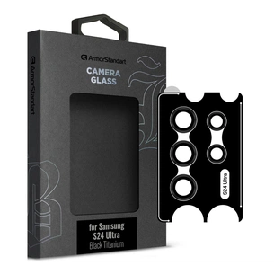 Скло захисне Armorstandart Camera glass Supreme Black Icon Samsung S24 Ultra Black Titanium (ARM76602) зображення 1