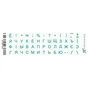 Наклейка на клавіатуру Grand-X 52 mini keys transparent protection Cyrillic green (GXMPGW) - зменшене зображення 1