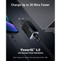 Зарядний пристрій Anker PowerPort 735 GaNPrime 65W 2xUSB-C PD + 1xUSB-A PIQ PPS/DPDS (A2668311) - зменшене зображення 5