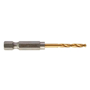 Свердло Milwaukee по металу RedHEX HSS-G TiN, 3 мм (10шт) (4932478176) зображення 1
