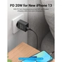Зарядний пристрій Vention 1xUSB 20W (USB-С) PD black (FADB0-EU) - зменшене зображення 5