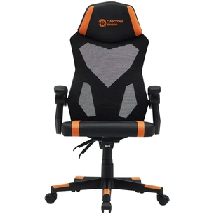 Крісло ігрове Canyon Flow MCH01 Mesh Black/Orange (CNE-MCH01) зображення 1