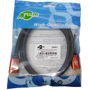 Кабель мультимедійний HDMI to HDMI 5.0m V2.0 Atcom (24945) зображення 1