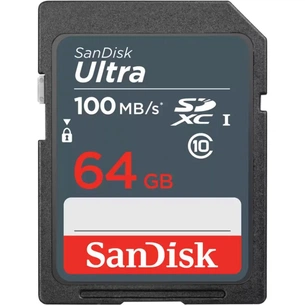Карта пам'яті SanDisk 64GB SDXC class 10 UHS-1 (SDSDUNR-064G-GN3IN) зображення 1