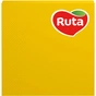 Серветки столові Ruta Колор 3 шари 33х33 см Жовті 20 шт. (4820023741645) - зменшене зображення 1