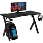 Комп'ютерний стіл GT Racer GT Racer T-1249 (120x60x73) Black (T-1249 (120x60x73) Black) - зменшене зображення 3