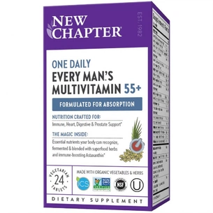 Мультивітамін New Chapter Щоденні Мультівітаміни для Чоловіків 55+, Every Man's One Da (NC0126) зображення 1